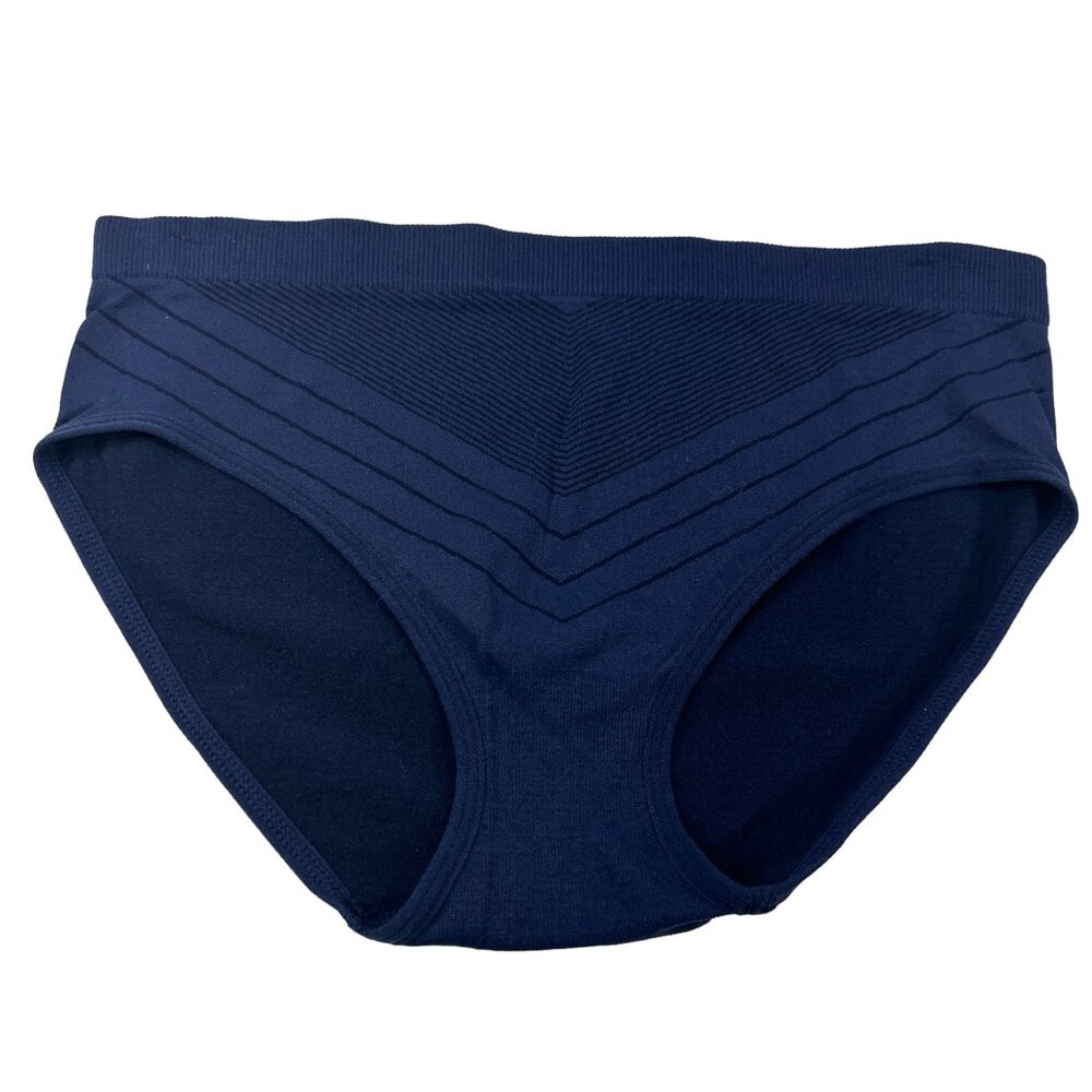 Daisy Fuentes Women's Size Medium Panty Brief Hi Cut Blue New Without Tags